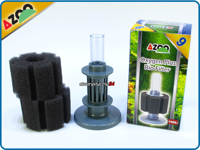 AZOO Oxygen Plus Bio Filter 9 (AZ13009) - Filtr biologiczny zasilany pompką membranową do akwarium