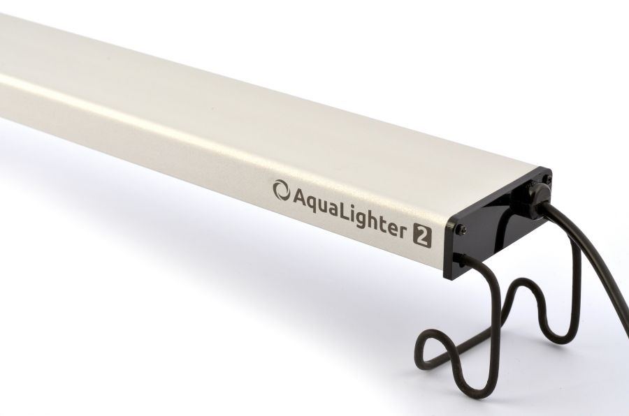 AQUALIGHTER 2 Srebrny 30cm (Marine) (87612) - Oświetlenie Led do akwarium morskiego na diodach Cree