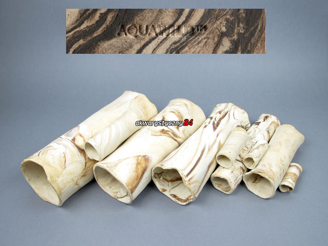 AQUAWILD SHRIMP CAVE (Sand) (CRS001) - Przelotowa rurka ceramiczna dla krewetek