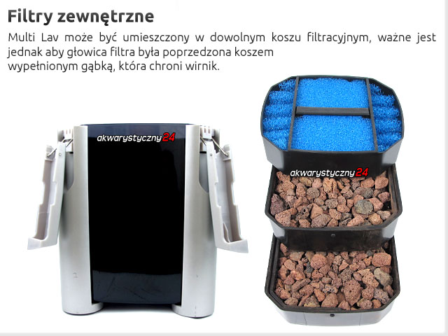 AQUAWILD MULTI LAV M 1L - Porowaty wkład biologiczny do filtrów akwariowych