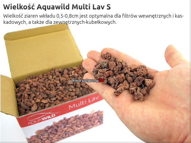 AQUAWILD MULTI LAV S 1L - Porowaty wkład biologiczny do filtrów akwariowych