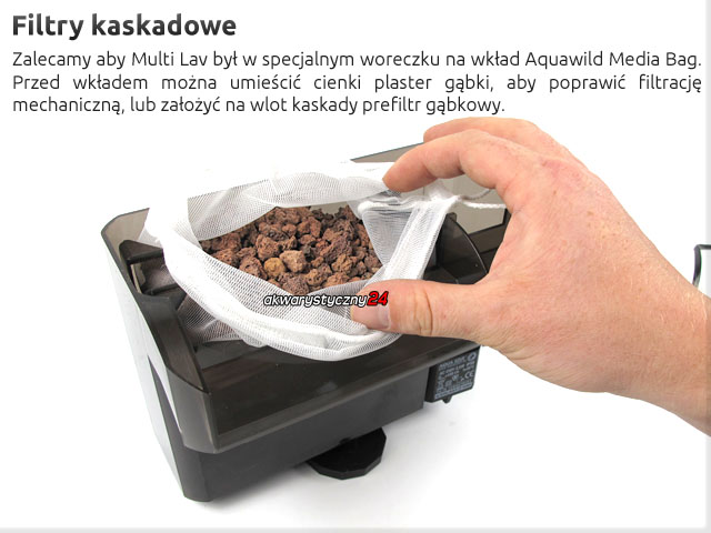 AQUAWILD MULTI LAV S 1L - Porowaty wkład biologiczny do filtrów akwariowych