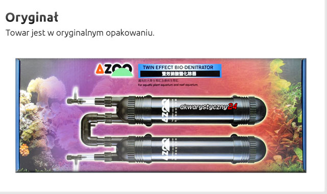 AZOO TWIN EFFECT BIO-DENITRATOR (AZ13066) - Filtr denitryfikacyjny do redukcji azotanów.