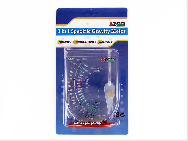 AZOO 3in1 Specific Gravity Meter (AZ24020) - Mierzy gęstość, zasolenie i przewodność