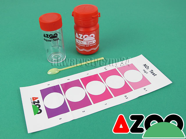 AZOO NO2 TEST - Test na azotyny do akwarium słodkowodnego i morskiego
