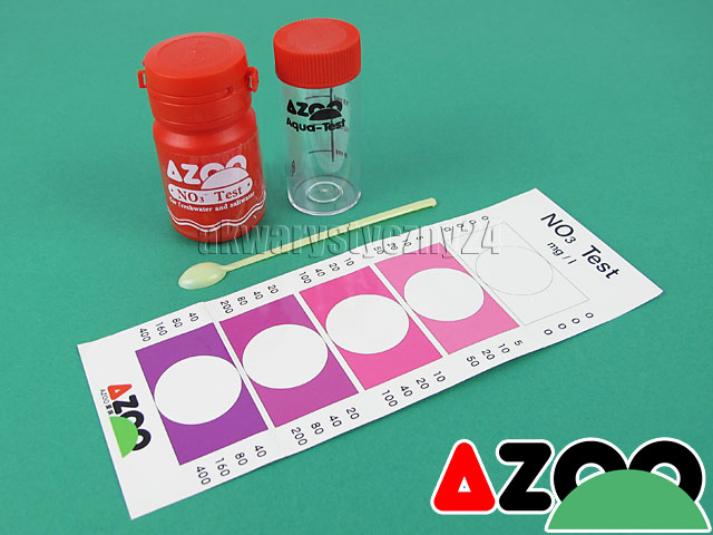 AZOO NO3 TEST - Test na azotany do akwarium słodkowodnego i morskiego