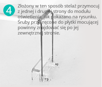 CHIHIROS Metalowe nóżki do oświetlenia Led Seria A (330-1102) - Umożliwiające zastosowanie oświetlenia w paludariach, akwaterariach