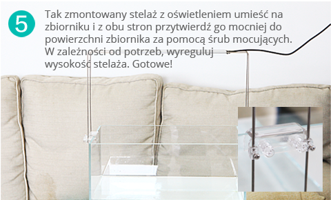 CHIHIROS Metalowe nóżki do oświetlenia Led Seria A (330-1102) - Umożliwiające zastosowanie oświetlenia w paludariach, akwaterariach