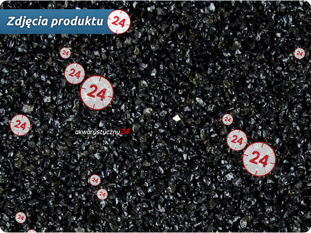 EBI Żwir czarny 1-3mm (257-110522) - Naturalne podłoże do akwarium, nie zmienia parametrów wody.