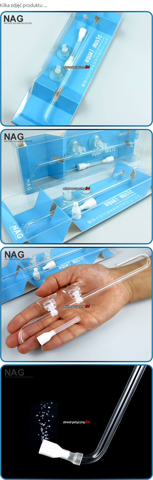 NAG Air Pipe Diffuser (S) - Estetyczny dyfuzor tlenu zawieszany na szybę