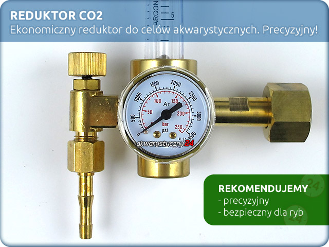 TECHNIKA CO2 Reduktor Co2 z Rotametrem - Precyzyjnie reguluje ilość podawanego CO2 do akwarium.