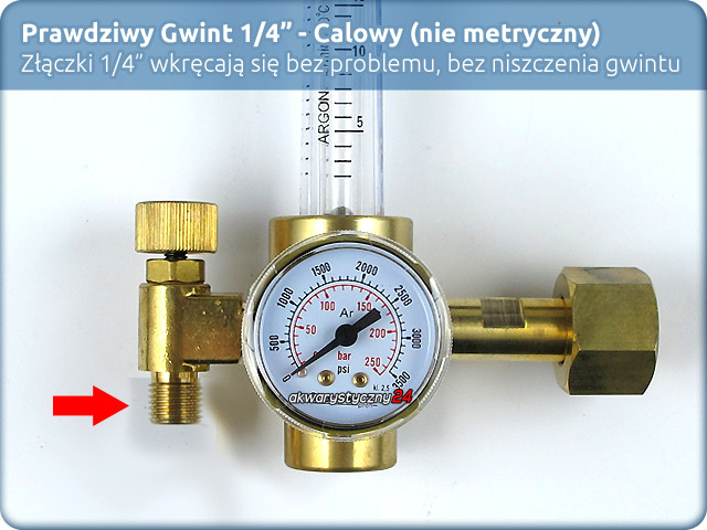TECHNIKA CO2 Reduktor Co2 z Rotametrem - Precyzyjnie reguluje ilość podawanego CO2 do akwarium.