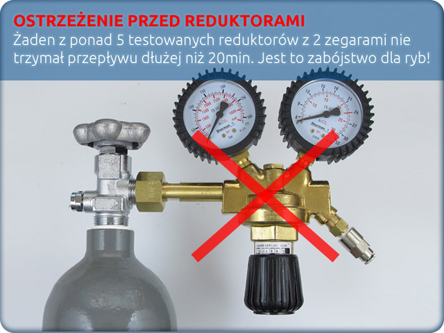 TECHNIKA CO2 Reduktor Co2 z Rotametrem - Precyzyjnie reguluje ilość podawanego CO2 do akwarium.