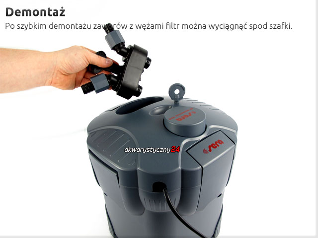 SERA FIL BIOACTIVE PRECISION 250 - Filtr zewnętrzny do akwarium + komplet gratisów.