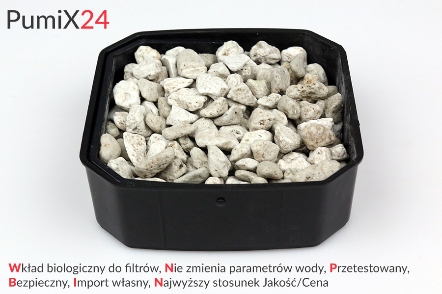 akwarystyczny24 Pumeks akwarystyczny Pumix24 30L - Wkład biologiczny do filtrów