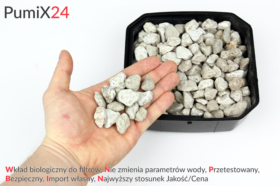 akwarystyczny24 Pumeks akwarystyczny Pumix24 30L - Wkład biologiczny do filtrów