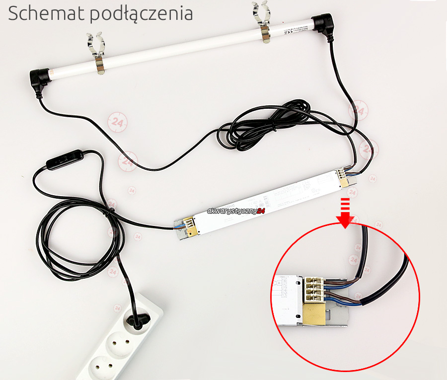 Oświetlenie dodatkowe T5 1x14W/21W/28W/35W do pokrywy do 80cm