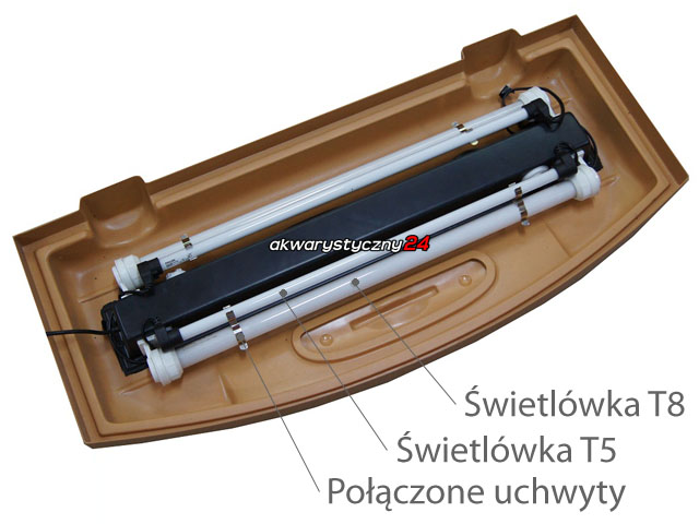 Oświetlenie dodatkowe T5 2x14W/21W/28W/35W do pokrywy do 80cm