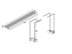 CHIHIROS Stainless Steel LED (329-2451) - Oświetlenie dla paludarium i akwarium wodno-lądowego.