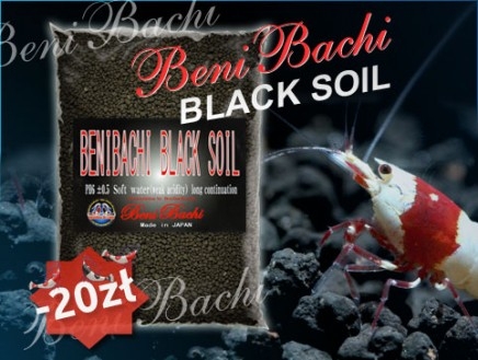  Mega promocja najlepszego podłoża dla krewetek BENIBACHI BLACK SOIL