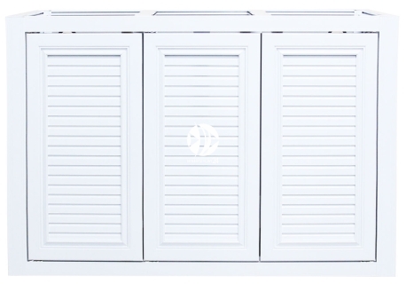 VIV Szafka Blinds 120x50x80cm White (870-13WB) - Aluminiowa szafka pod akwarium