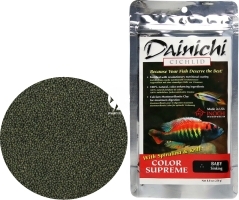 DAINICHI (Termin: 01.2022) Cichlid Color Supreme Sinking 250g baby - Silnie wybarwiający pokarm dla pielęgnic mięsożernych i wszystkożernych