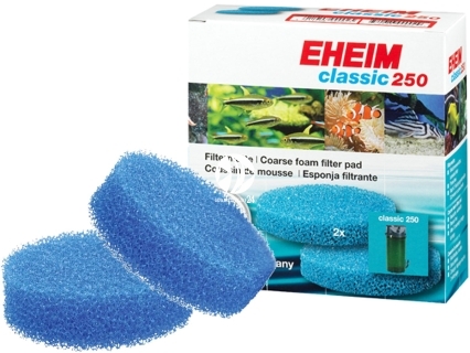 EHEIM Blue Filter Pad 2szt (2616131) - Niebieska gąbka do filtra Classic 250 (2213)