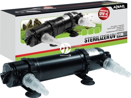 AQUAEL Sterilizer UV AS 11W - Sterylizator UV z promiennikiem w komplecie