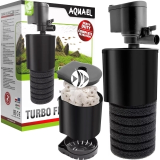 AQUAEL Turbo Filter 2000 (109405) - Filtr wewnętrzny z gąbką i ceramiką do akwarium