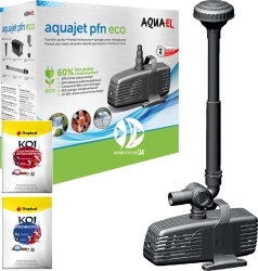 AQUAEL Aquajet Pfn Eco 6000 (115028) - Energooszczędna pompa obiegowa do oczka wodnego z zestawem fontannowym.