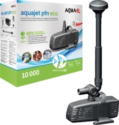 Aquajet Pfn Eco 10000 (115027) - Energooszczędna pompa obiegowa do oczka wodnego z zestawem fontannowym.