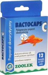 ZOOLEK Bactocaps-C (5303) - Kapsułki na infekcje bakteryjne do akwarium słodkowodnego i morskiego