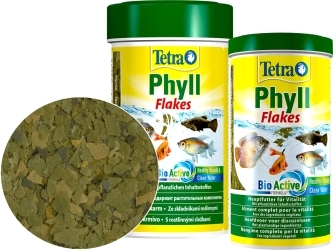 TETRA Phyll Flakes (T134430) - Pokarm w płatkach dla ryb roślinożernych.