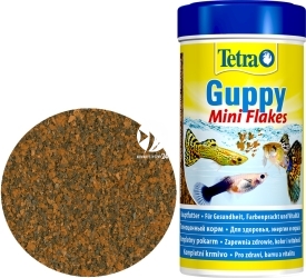 TETRA Guppy Mini Flakes (T193741) - Płatkowany pokarm podstawowy dla gupików