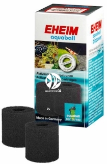 EHEIM Carbon Cartridge 2szt. (2628080) - Wkład węglowy do Aquaball 60, 130,180 i Biopower 160, 200, 240