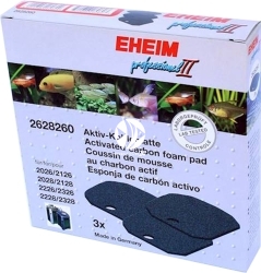 EHEIM Carbon Filter Pad 3 szt. (2628260) - Wkład gąbkowy, węglowy do filtra Experience 350 (2426)