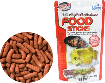 HIKARI Food Sticks (21711) - Pływający pokarm dla mięsożernych ryb tropikalnych