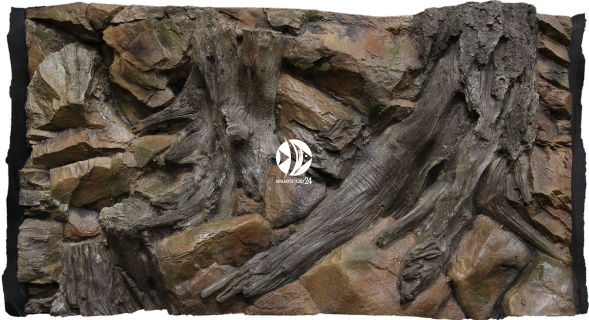 ATG Tło Korzeń (KO50x30) - Tło do akwarium z motywami korzeni i skał.