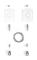 AQUAEL Leddy Slim Hanger (123411) - Uchwyt do podwieszania oświetlenia