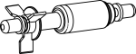AQUAEL Wirnik (100078) - Część zamienna do pompy Pfn-2500 / Pfn-3500(N) Komplet