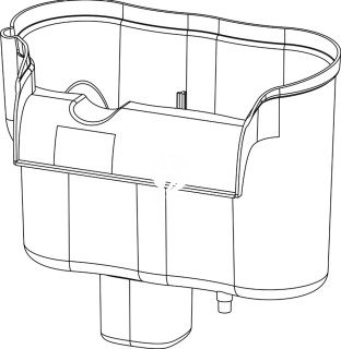 AQUAEL Pojemnik Filtra (100349) - Kubełek filtra Fzn-3