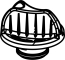 AQUAEL Docisk Kopułki (100572) - Część do filtra Fan-2 Plus, Fan-3 Plus