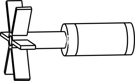 AQUAEL Wirnik (109724) - Część zamienna do PFN 500, Circulator 500,Turbo Filter 500