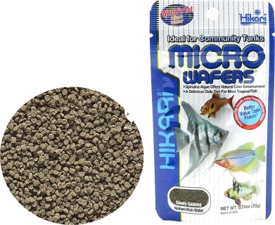 HIKARI Micro Wafers (21202) - Tonący pokarm dla małych i średnich ryb tropikalnych