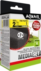 AQUAEL Wkład Gąbkowy (2szt) (113905) - Gąbka filtracyjna do Fan 1 Plus