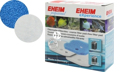 EHEIM Komplet Gąbek (2616220) - Komplet gąbek do filtrów EHEIM Professionel 2222/2224 i termofiltrów 2322/2324 (biała + niebieska)