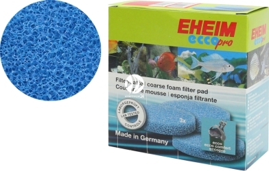 EHEIM Gąbki Niebieskie (2616310) - Gąbka niebieska do filtrów Eheim Ecco 2231/2233/2235, Ecco Comfort 2232/2234/2236 i EccoPro 2032/2034/2036 (komplet 3 sztuk)