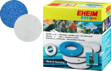 EHEIM Komplet Gąbek (2616320) - Gąbka biała i niebieska do filtrów EHEIM Ecco 2231/2233/2235, Ecco Comfort 2232/2234/2236 i Ecco Pro 2032/2034/2036