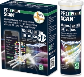 JBL Proscan Test 7in1 Smartfon (254200) - Test na pH, KH, GH, NO2, NO3, Cl2, CO2