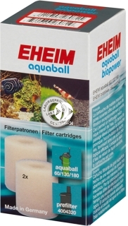 EHEIM Gąbki (2618080) - Wkład gąbkowy 2 szt. do filtra aquaball 60/130/180, biopower 160/200/240 i do prefiltra 4004320